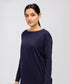 Women's Boat Neck Long Sleeve Tee